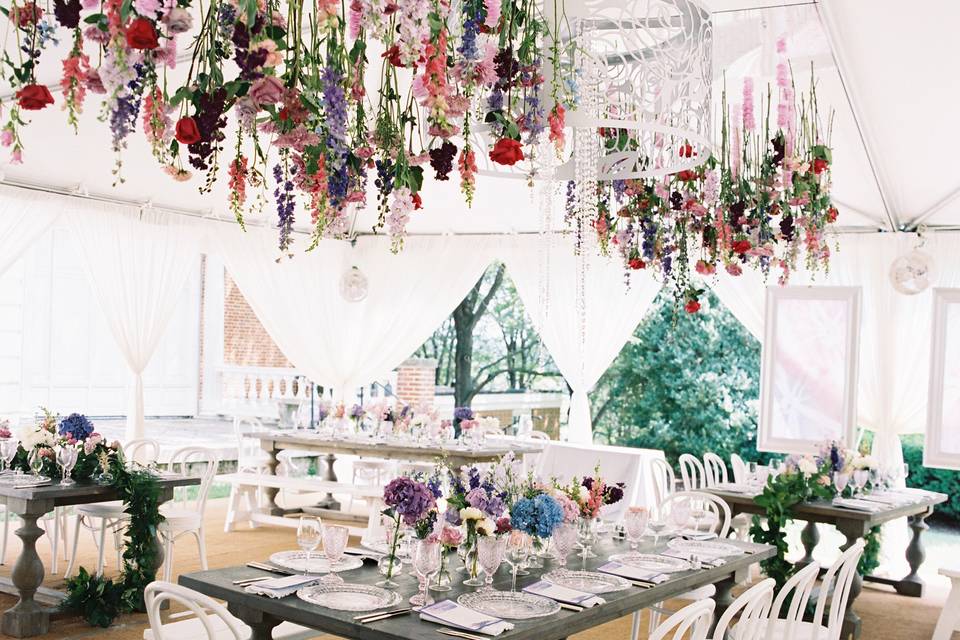 Tented reception