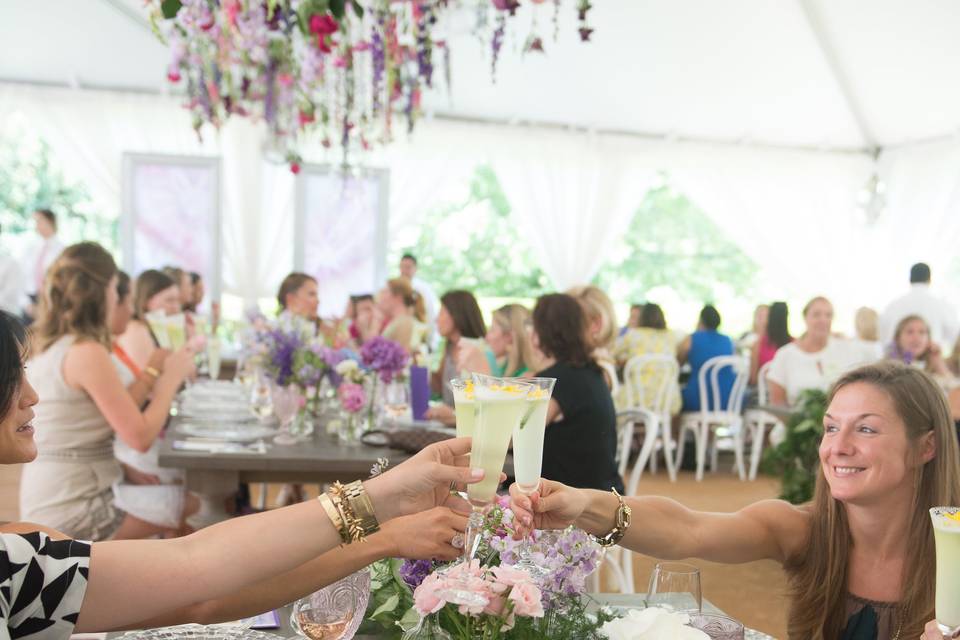 Tented reception