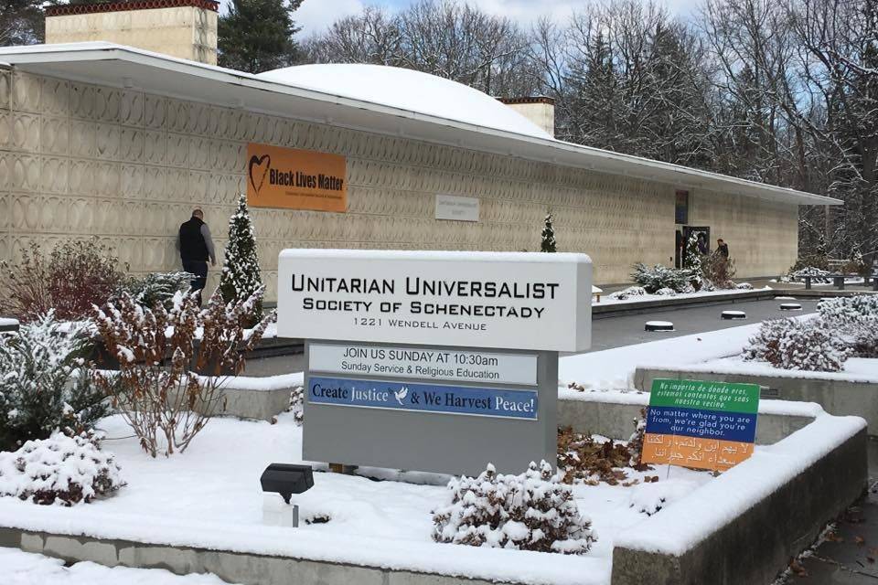 Exterior view of Unitarian Universalist Society of Schenectady