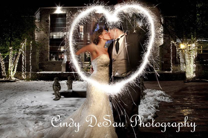 Elise and Eric had a fantastic New Year's Eve wedding at Holly Hedge Estate.