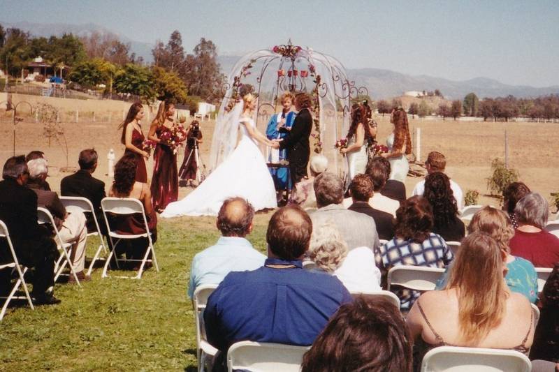 Wedding outdoors