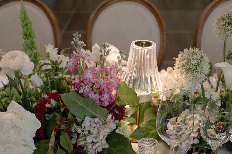 Summer Wedding Reception Table