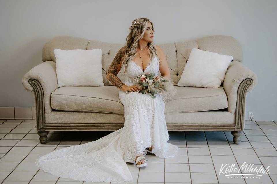 In Front of Barn Doors