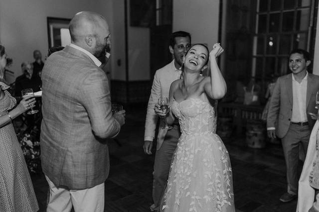 Happy bride