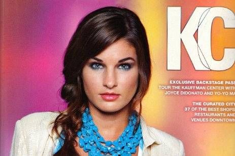 KC Magazine August 2011 Makeup by me, hair by Jen Thomas of the Last Tangle Salon, image by David Bickley
