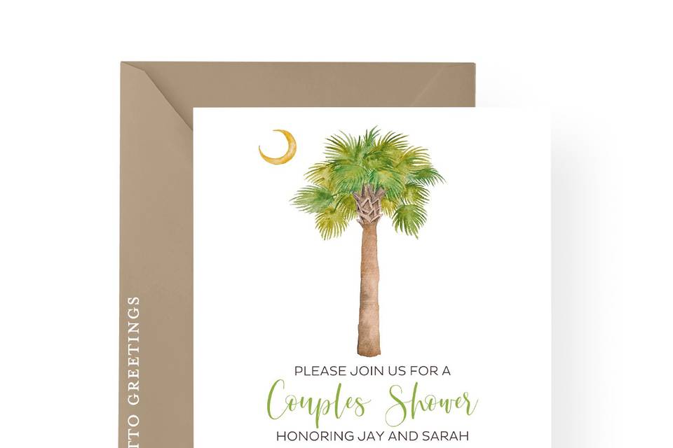 Palmetto Moon Invitation