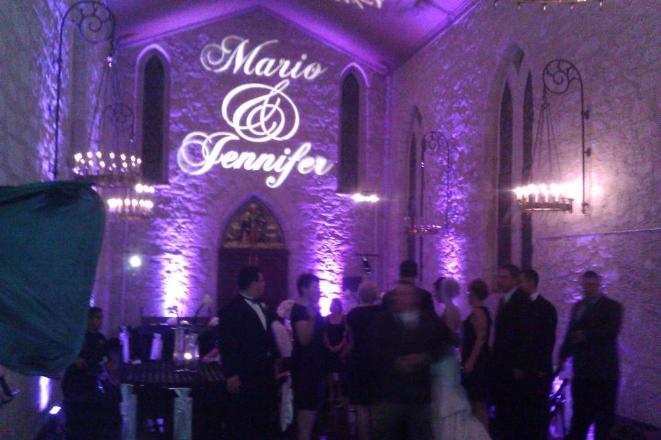 Wedding party lighting