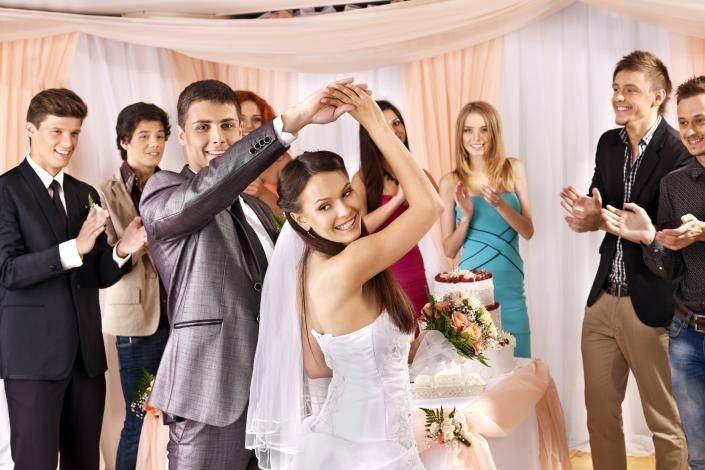 Couple on the dance floor