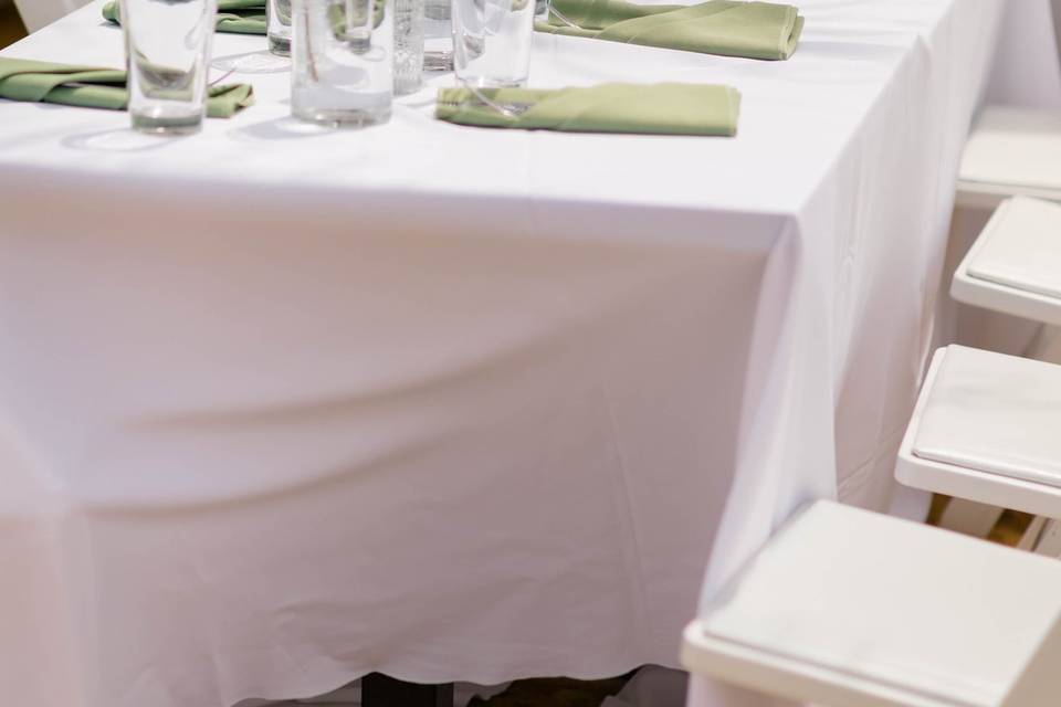 Reception Set-up