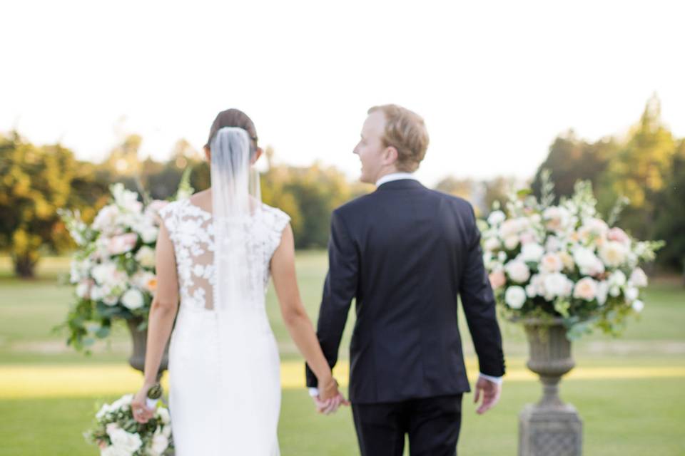 Newlyweds at the Valley Club