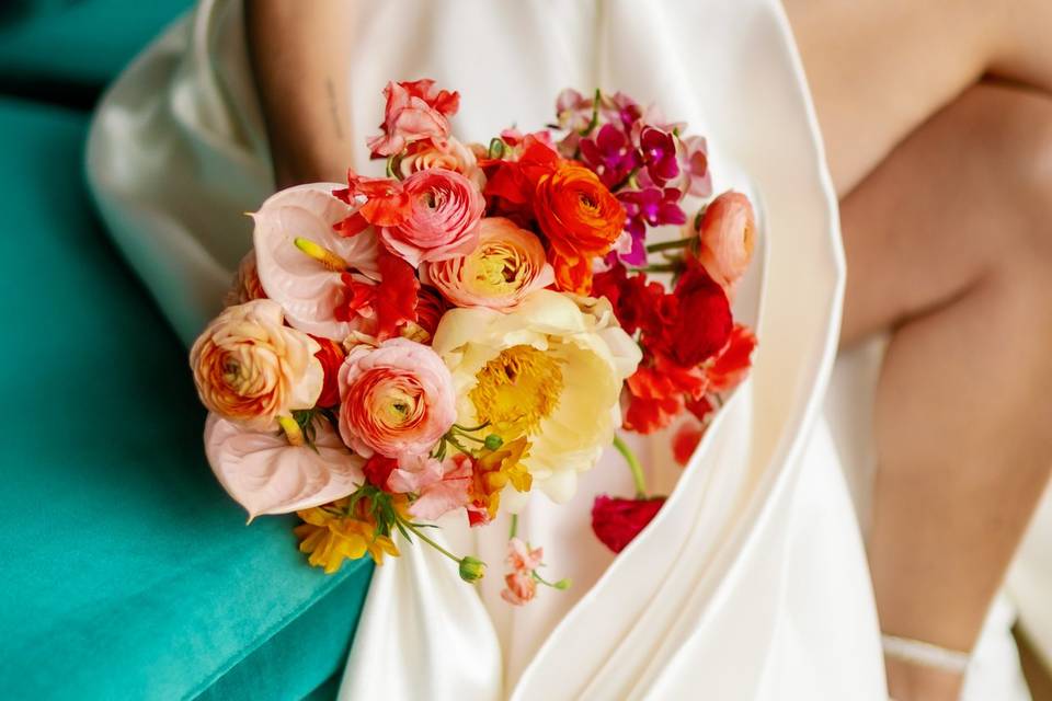 Summery Bridal Bouquet