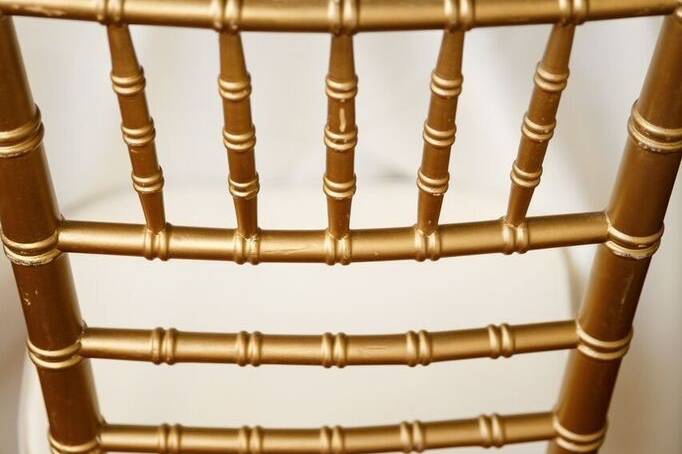 Gold chair