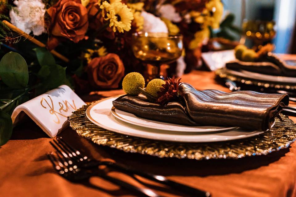 Fall Table Setting