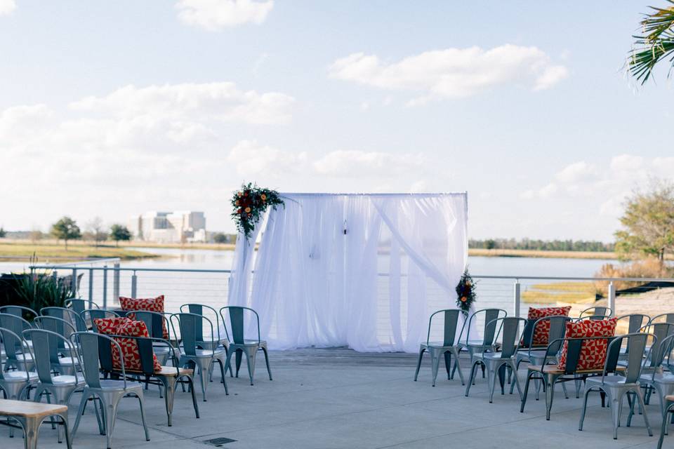 SIlver Industrial Chairs