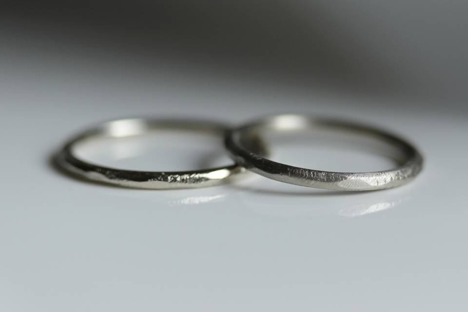 Hers & Hers Wedding Band set