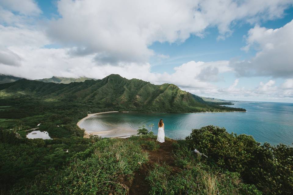 Epic Bridal Portrait Oahu