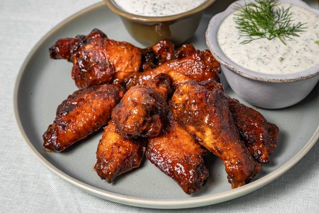 Smoked Honey Hot Wings