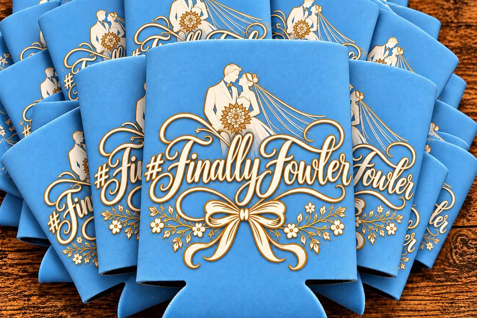 Bridal Party Koozie Gifts