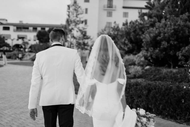 Bride and groom portrait