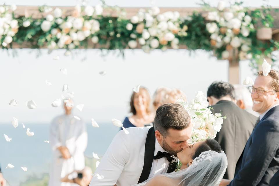 Bride and groom portrait