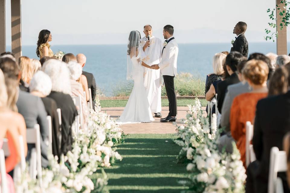 Bride and groom portrait