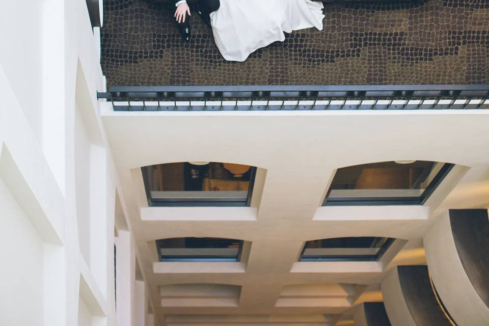 Couples photographed from above
