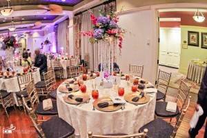 Round table setting