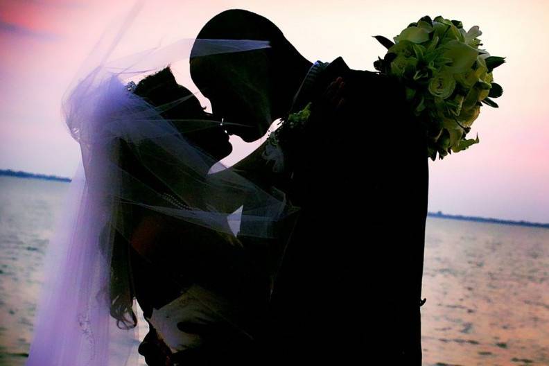 Couple kissing