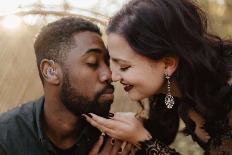 Halloween engagement