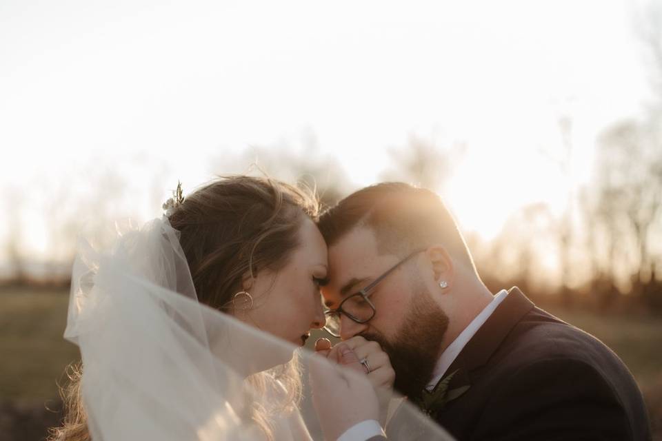 Sunset couple