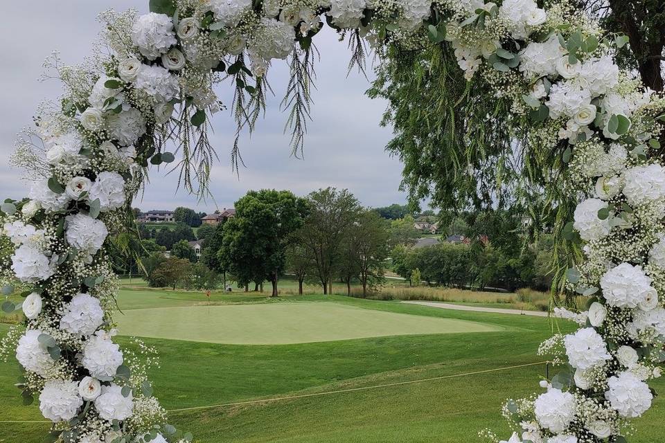 White wedding flowers