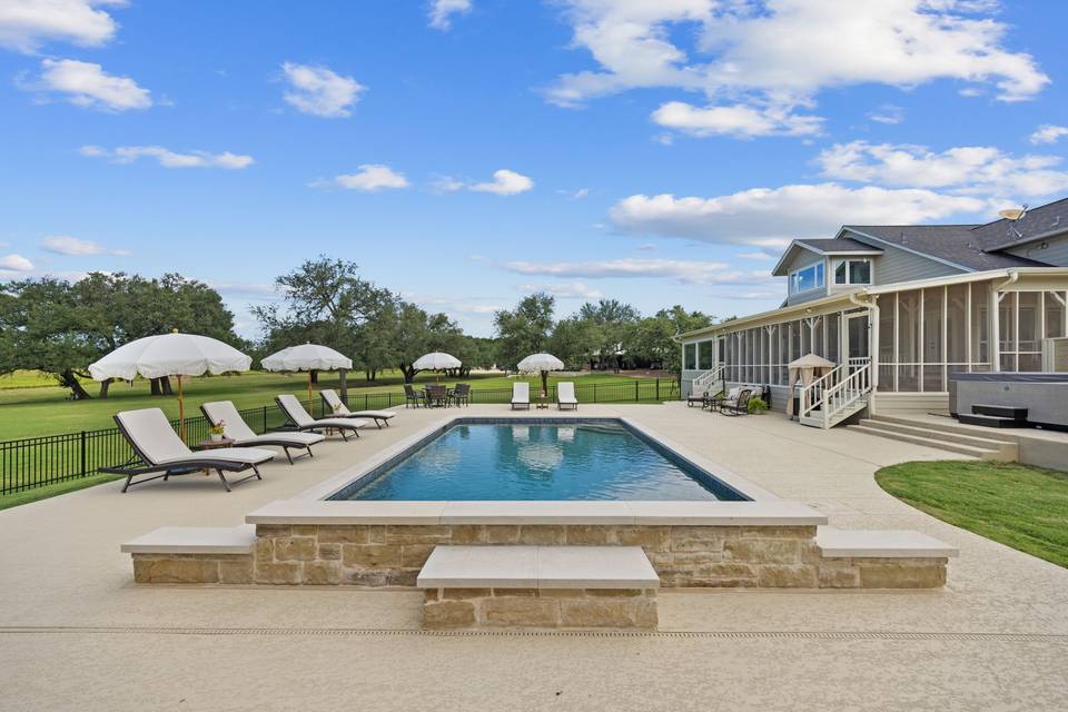 Pool at the Farmhouse