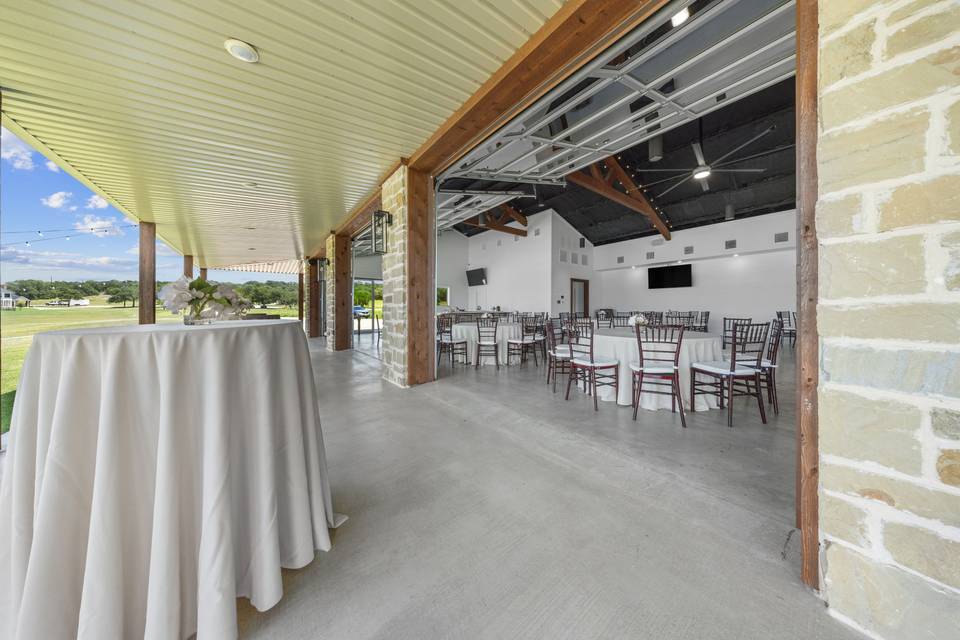 Sunset Pavilion covered patio