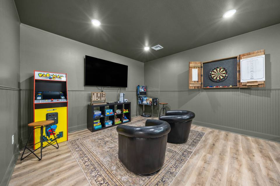 Game room in the Lodge