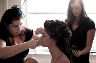 Brides Getting Ready - Bridal Makeovers by Aradia