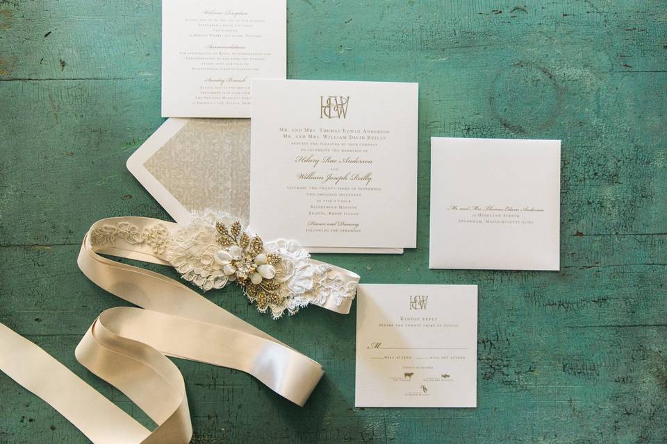 Sweet invitation suite