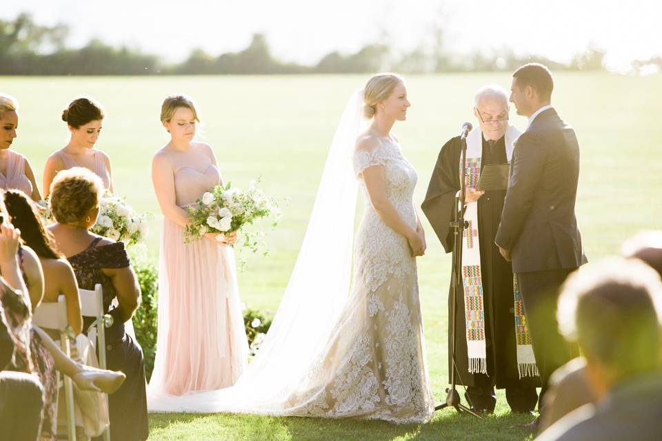 Ceremony in the garden