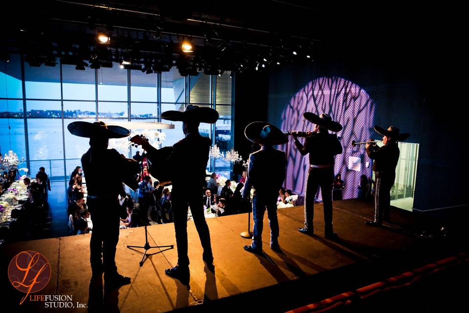 Mariachi band at ICA Boston