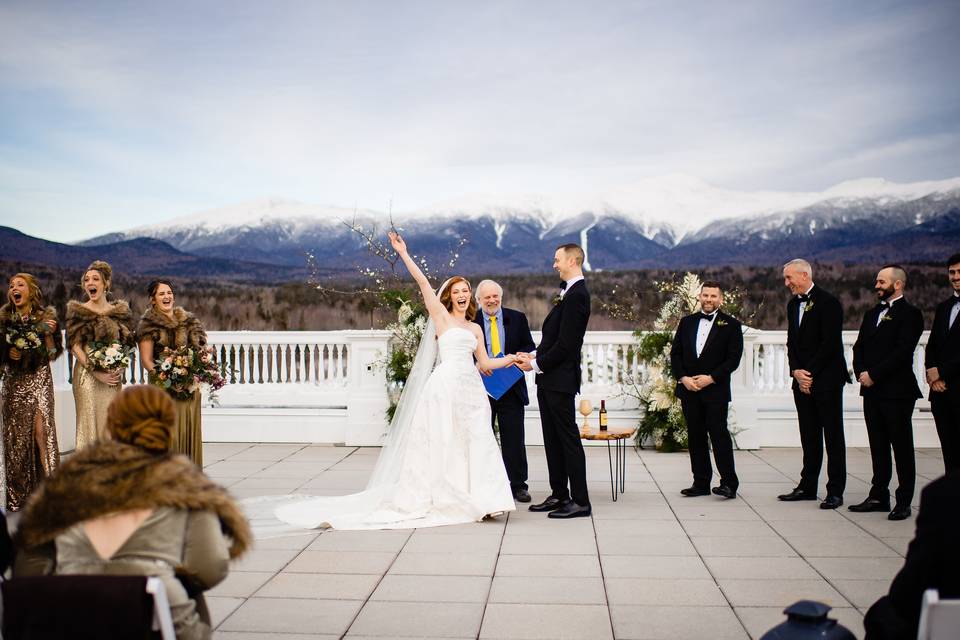 Rooftop Ceremony Mt Washington