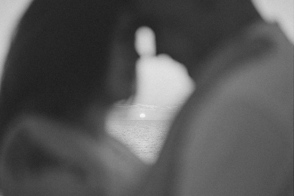Couple by the ocean