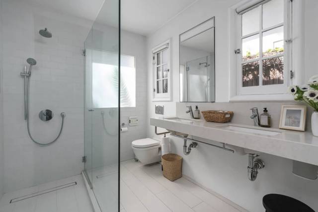 Main house bathroom for guests