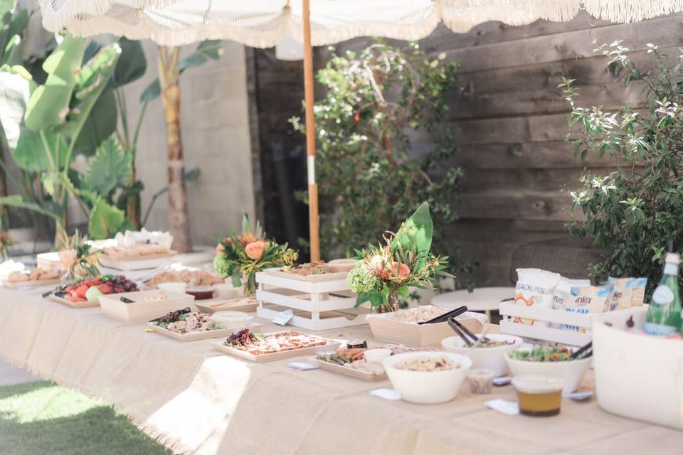 Table setting example