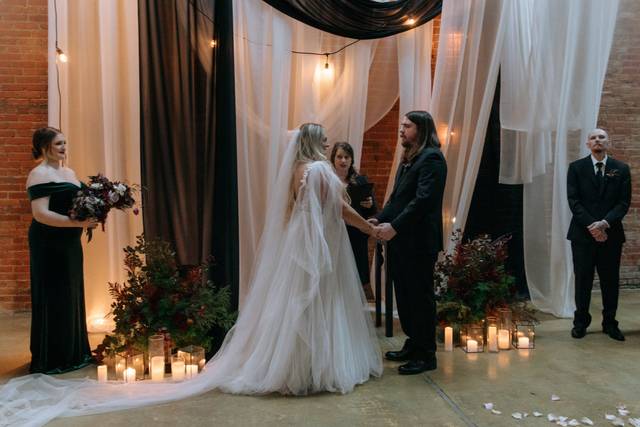 Neon house wedding