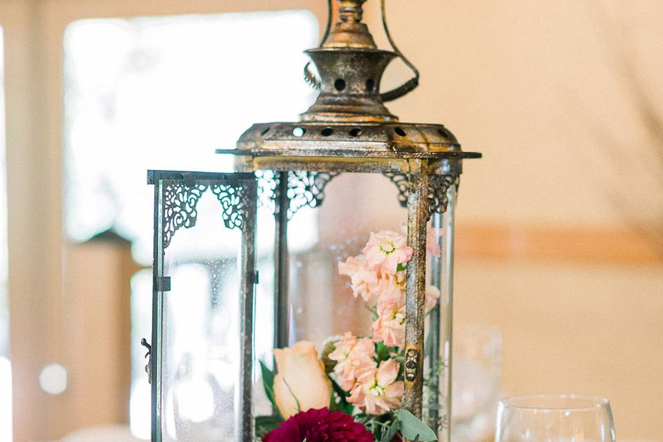 Reception Florals - Lanterns