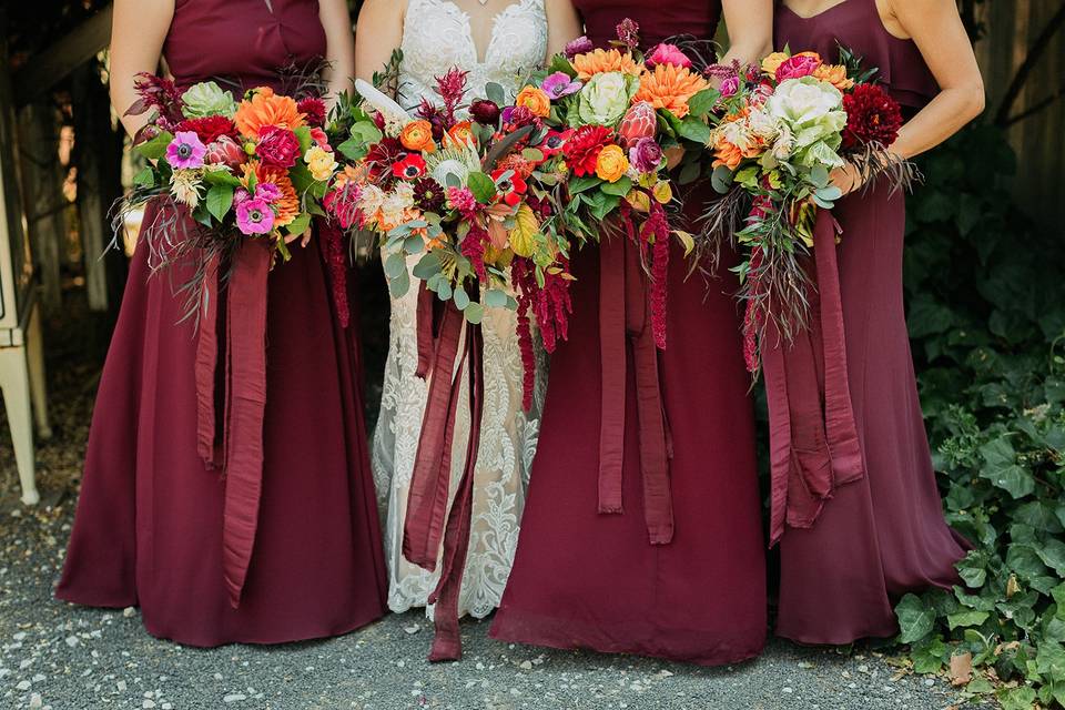 Bridesmaids Florals