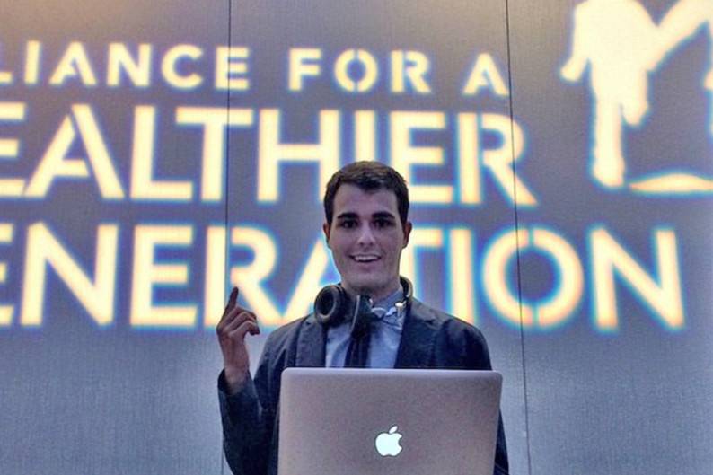 DJing for Alliance for a Healthier Generation