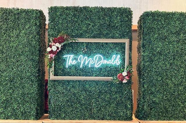 Included Hedge Walls