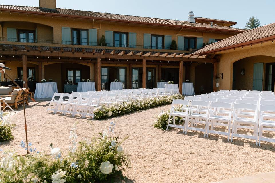 Ceremony on the East Patio