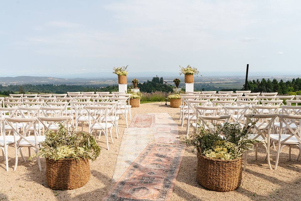 Ceremony on East Patio