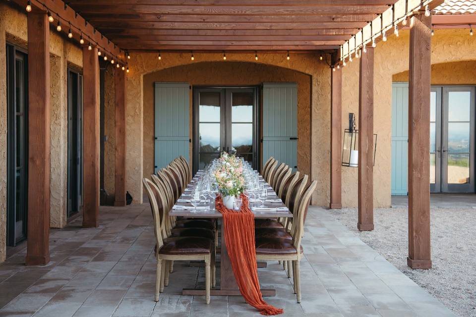 Reception on East Patio